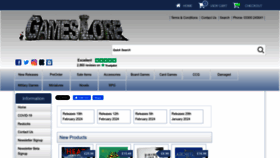 What Gameslore.com website looked like in 2024 (1 year ago)