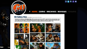 What Gucomics.com website looked like in 2024 (1 year ago)