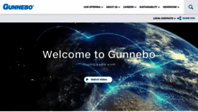 What Gunnebo.com website looks like in 2024 