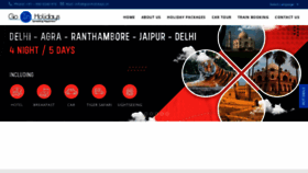 What Goinholidays.in website looks like in 2024 