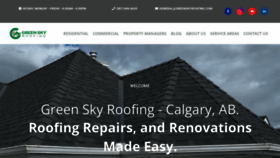 What Green-sky.ca website looks like in 2024 