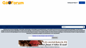 What Geoforum.fr website looked like in 2024 (1 year ago)