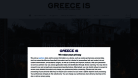 What Greece-is.com website looks like in 2024 