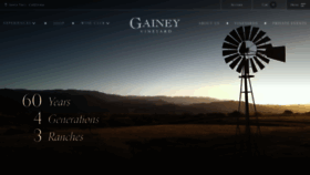 What Gaineyvineyard.com website looks like in 2024 