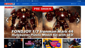 What Gundam.my website looks like in 2024 