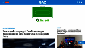 What Gaz.com.br website looks like in 2024 