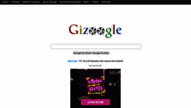 What Gizoogle.net website looks like in 2024 