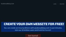 What Goabroadblog.com website looks like in 2024 
