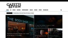 What Gazettereview.com website looks like in 2024 