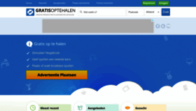 What Gratisoptehalen.nl website looks like in 2024 