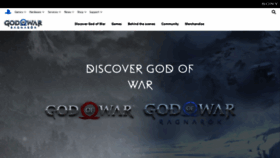 What Godofwar.com website looks like in 2024 