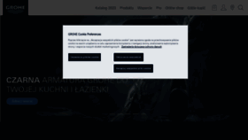 What Grohe.pl website looks like in 2024 