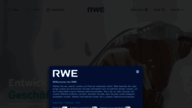 What Group.rwe website looks like in 2024 