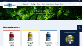 What Glucosamine.com website looks like in 2024 