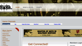 What Gensofwar.com website looked like in 2011 (12 years ago)