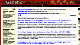 What Geneticarchaeology.com website looked like in 2011 (12 years ago)