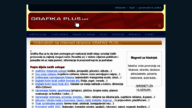 What Grafikaplus.hr website looked like in 2011 (12 years ago)