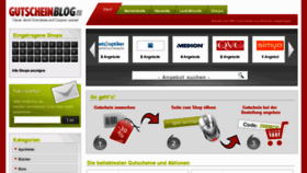 What Gutscheinblog.eu website looked like in 2011 (12 years ago)