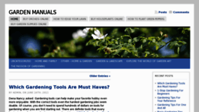 What Gardenmanuals.com website looked like in 2011 (12 years ago)