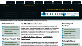 What Ho-webhosting.de website looked like in 2011 (12 years ago)