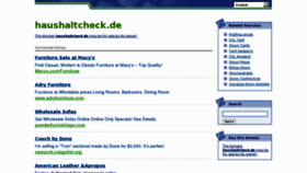 What Haushaltcheck.de website looked like in 2011 (12 years ago)