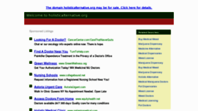 What Holisticalternative.org website looked like in 2011 (12 years ago)