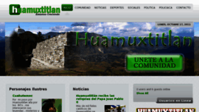 What Huamuxtitlan.com website looked like in 2011 (12 years ago)
