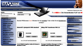 What Hasa-shop.de website looked like in 2011 (12 years ago)