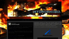 What Hydrophobia-game.com website looked like in 2011 (12 years ago)