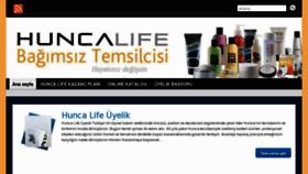 What Hunca-life.tk website looked like in 2012 (12 years ago)