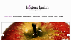 What Hostessberlin.com website looked like in 2012 (12 years ago)