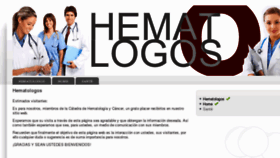 What Hematologos.org website looked like in 2012 (12 years ago)