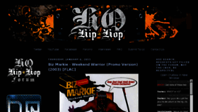 What Hqhiphop.net website looked like in 2011 (13 years ago)