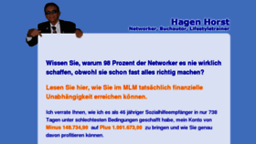 What Hagenhorst.de website looked like in 2012 (12 years ago)