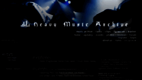 What Heavy-music.ru website looked like in 2011 (13 years ago)