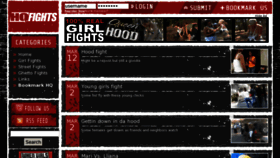 What Hqfights.com website looked like in 2012 (12 years ago)