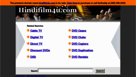 What Hindifilm4u.com website looked like in 2012 (12 years ago)