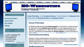 What Ho-webhosting.de website looked like in 2011 (13 years ago)