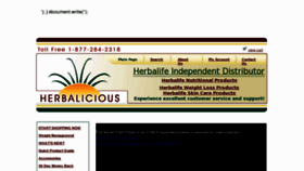 What Herbalicious.com website looked like in 2012 (11 years ago)