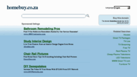 What Homebuy.co.za website looked like in 2012 (11 years ago)