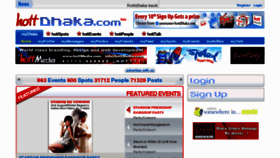 What Hottdhaka.com website looked like in 2012 (11 years ago)