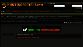 What Huntingfootage.com website looked like in 2012 (11 years ago)