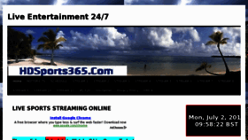 What Hdsports365.com website looked like in 2012 (11 years ago)