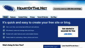 What Heartofthe.net website looked like in 2012 (11 years ago)