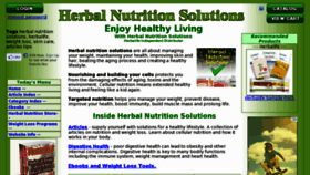 What Herbal-nutrition-solutions.com website looked like in 2012 (11 years ago)