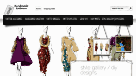 What Handmade-knitwear.com website looked like in 2012 (11 years ago)