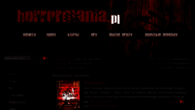 What Horrormania.pl website looked like in 2012 (11 years ago)