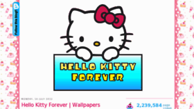 What Hellokittyforever.com website looked like in 2012 (11 years ago)