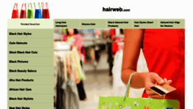 What Hairweb.com website looked like in 2012 (11 years ago)