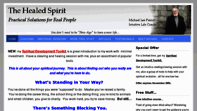 What Healedspirit.com website looked like in 2012 (11 years ago)
